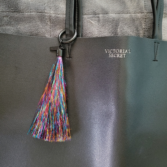 Victoria's Secret Weekender Bag with Tassel - Picture 2 of 2